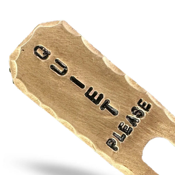 Sunfish: Hand Stamped Copper Divot Tool - Quiet Please