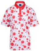 Covid Mens Golf Polo Shirt by ReadyGOLF (LIMITED EDITION)