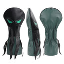 Green Eyes Octopus Leather Driver Headcover by Craftsman Golf