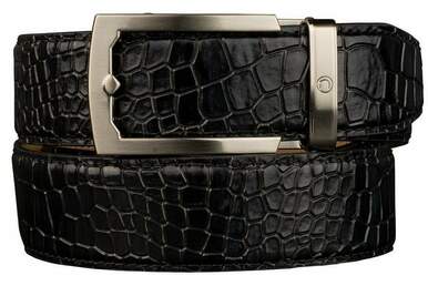 Nexbelt: Men's Crocodile Dress Belt - Black