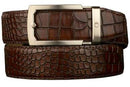 Nexbelt: Men's Crocodile Dress Belt - Brown