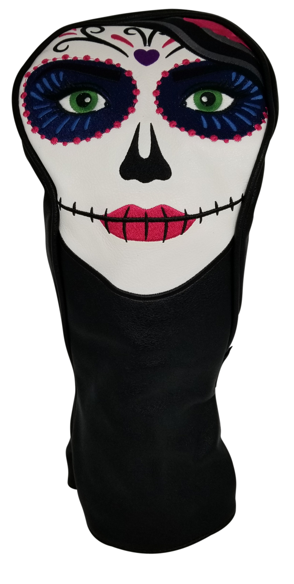 Day of the Dead Embroidered Driver Headcover by ReadyGOLF