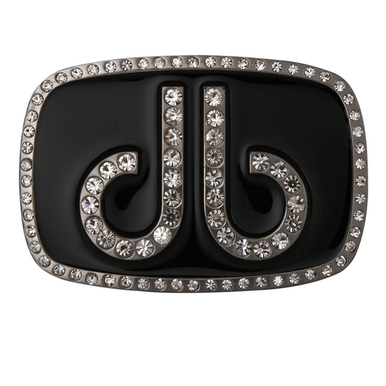Druh Belt Buckle - DB Logo Diamond Black