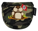 Dancing Gopher Camo Embroidered Putter Cover by ReadyGolf - Mallet