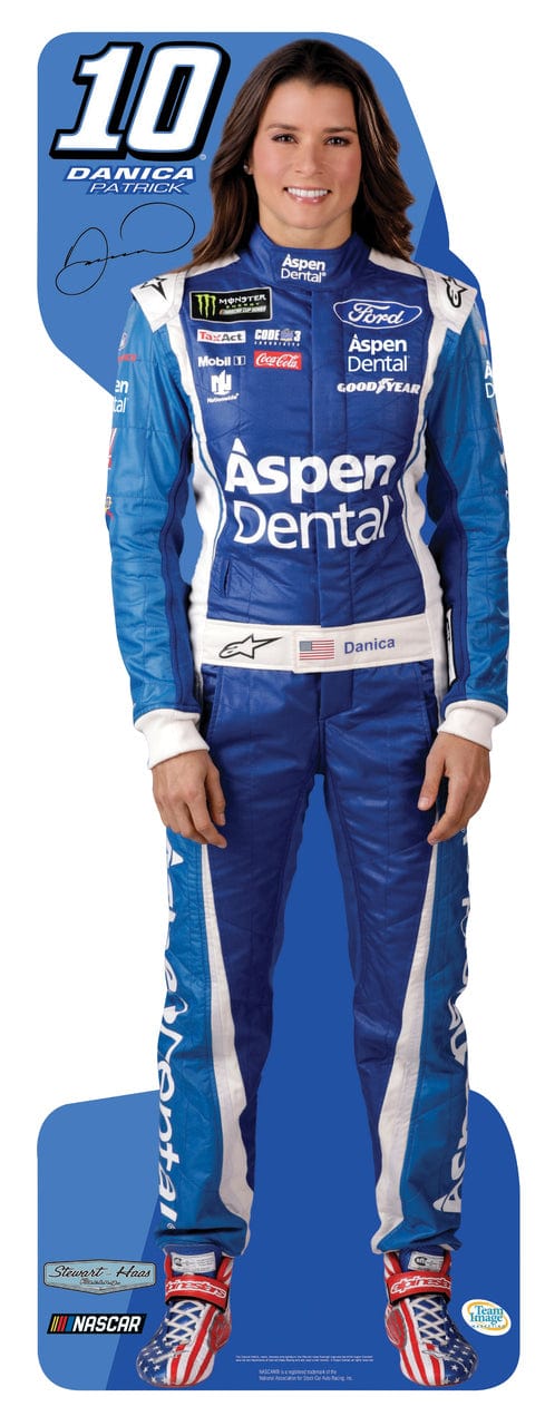 Team Image: Miniature Cardboard Cutout - Danica Patrick #10 Aspen Dental