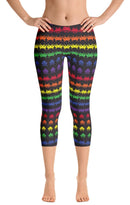 ReadyGOLF: Invaders from Space Womens Capri Leggings