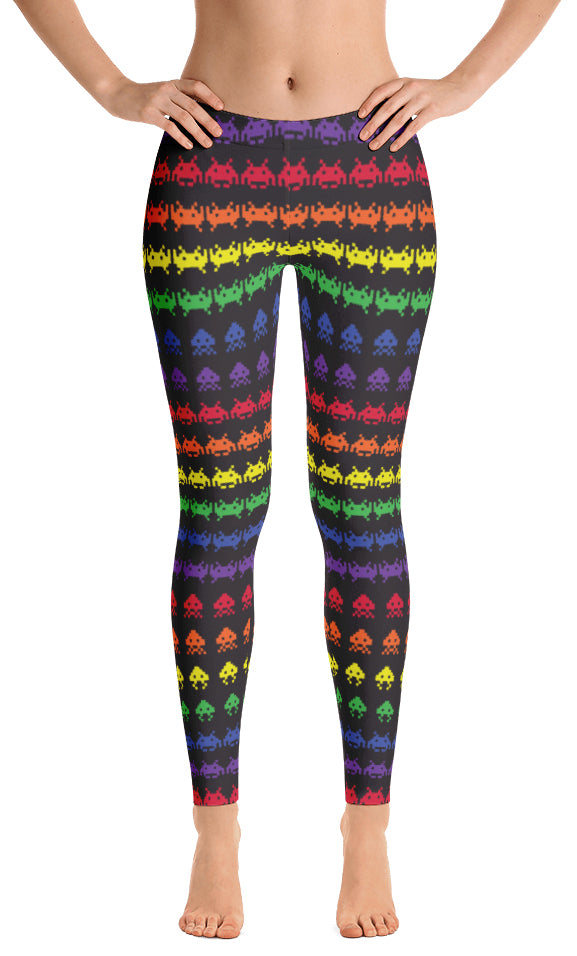 ReadyGOLF: Invaders from Space Women's All-Over Leggings