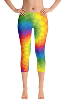ReadyGOLF: Tie Dye Women's Capri Leggings