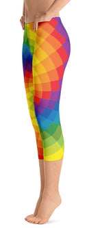 ReadyGOLF: Tie Dye Women's Capri Leggings