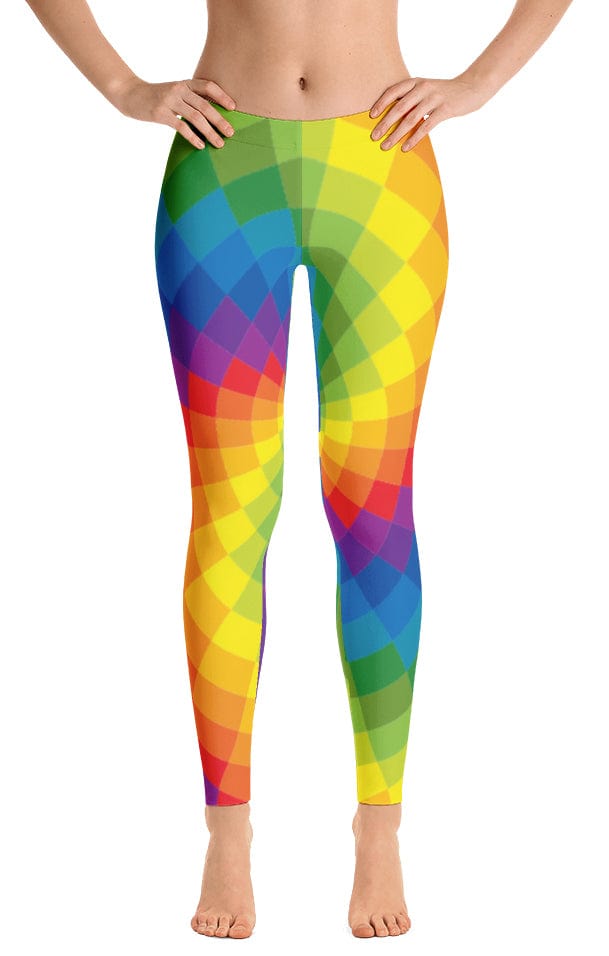 ReadyGOLF: Tie Dye Women's All-Over Leggings