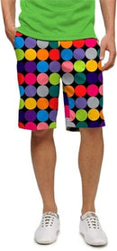 Loudmouth Golf: Men's Shorts - Disco Balls Black (Size 32)