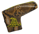 Don't Tread On Me Embroidered Putter Cover - Blade by ReadyGOLF
