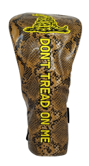 Don't Tread On Me Embroidered Snakeskin Driver Headcover by ReadyGOLF