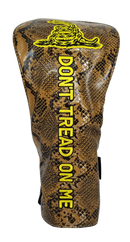 Don't Tread On Me Embroidered Snakeskin Driver Headcover by ReadyGOLF