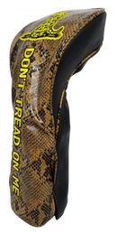 Don't Tread On Me Embroidered Snakeskin Driver Headcover by ReadyGOLF