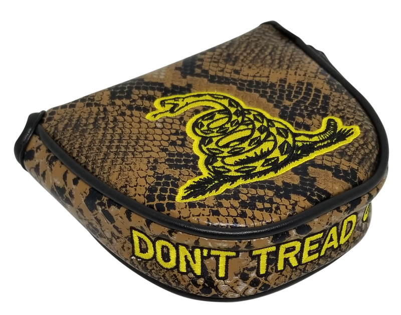 Don't Tread On Me Embroidered Putter Cover - Mallet by ReadyGOLF