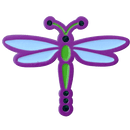ReadyGolf: Dragonfly Ball Marker & Hat Clip with Crystals