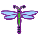 ReadyGolf: Dragonfly Ball Marker & Hat Clip with Crystals