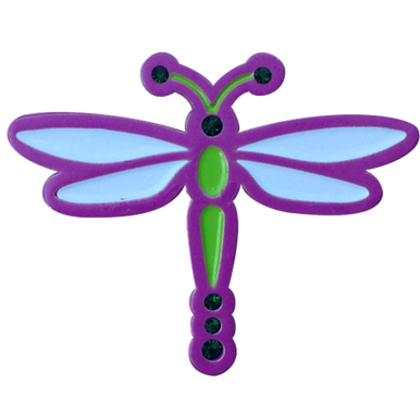 ReadyGolf: Dragonfly Ball Marker & Hat Clip with Crystals