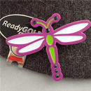 ReadyGolf: Dragonfly Ball Marker & Hat Clip with Crystals