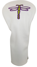 Dragonfly Embroidered Driver Headcover by ReadyGOLF