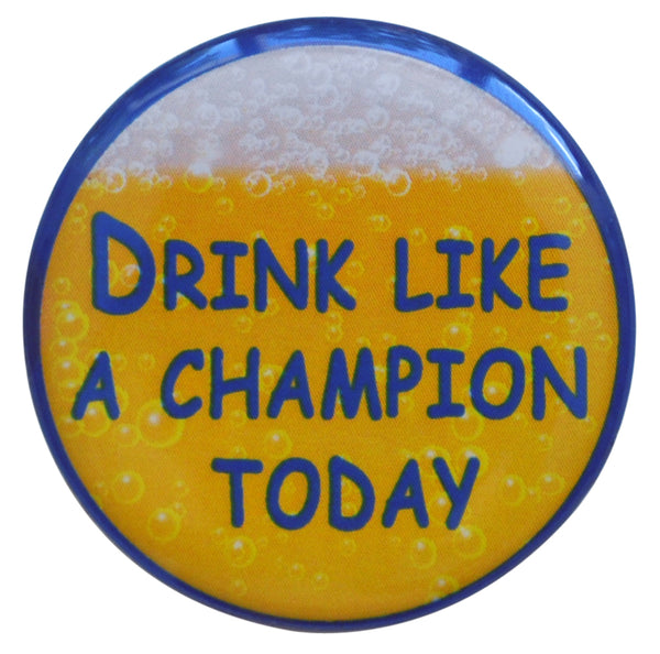ReadyGolf: Drink Like A Champion Today Ball Marker & Hat Clip