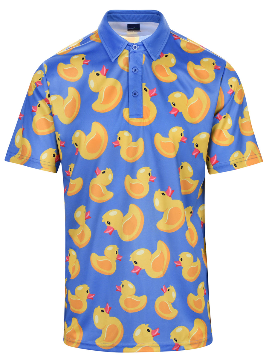 ARE YOU READY? GOLF ポロシャツ ICON PATO POLO Duck Hook Men's Golf Polo Shirt | Rubber Duckie | ReadyGOLF