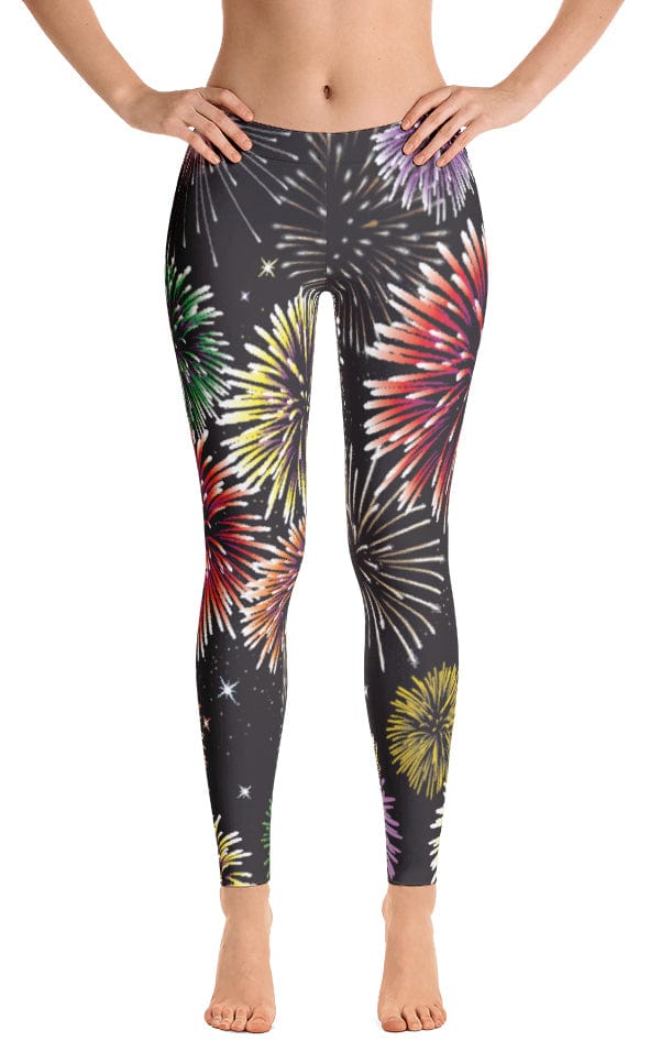 ReadyGOLF: Fireworks Women's All-Over Leggings