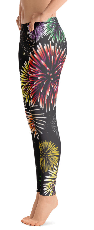 ReadyGOLF: Fireworks Women's All-Over Leggings