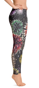 ReadyGOLF: Fireworks Women's All-Over Leggings