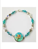 One Putt Designs - Swarovski Crystal & Fish Ball Marker Ankle Bracelet