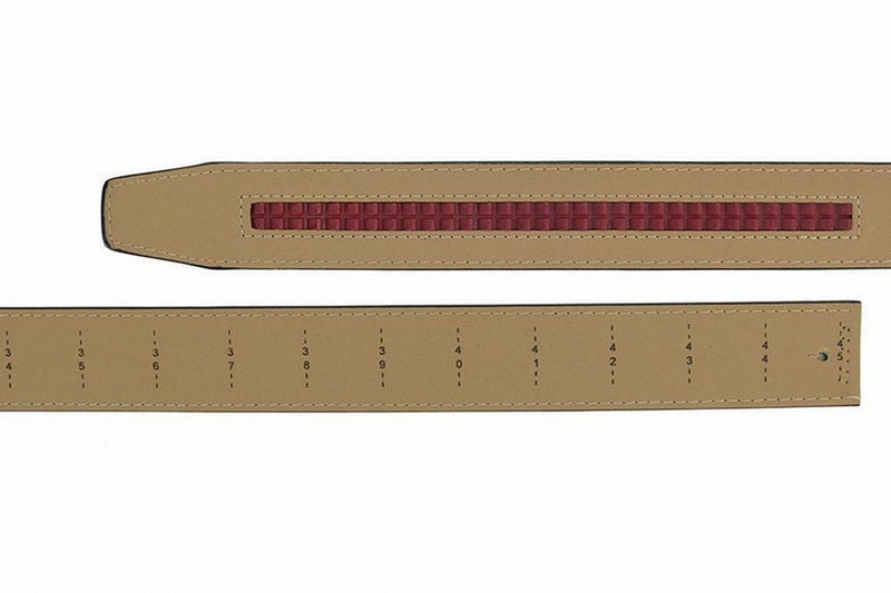 Nexbelt: Men's Thin Red Line Series Golf Belt - Black/Red