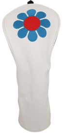 ReadyGolf: Embroidered Fairway Headcover - Flower Power (Blue)