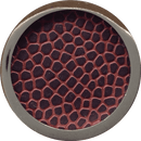 ReadyGolf: Football Leather Inlay Ball Marker & Hat Clip