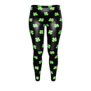 Four-Leaf Clover (Lime Green) Women's All-Over Leggings by ReadyGOLF