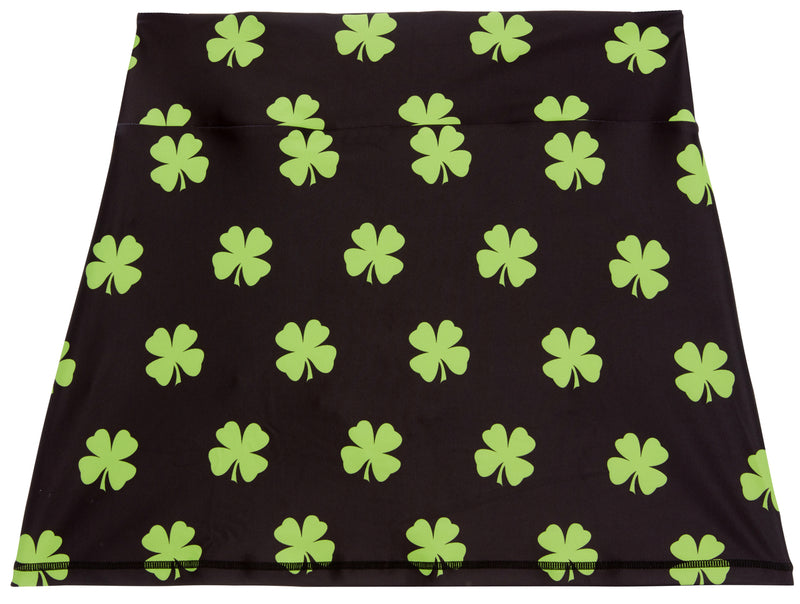 Four-Leaf Clover (Lime Green) Ladies Active SKORT by ReadyGOLF