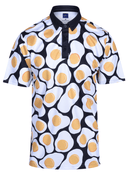 Fried Eggs Mens Golf Polo Shirt by ReadyGOLF
