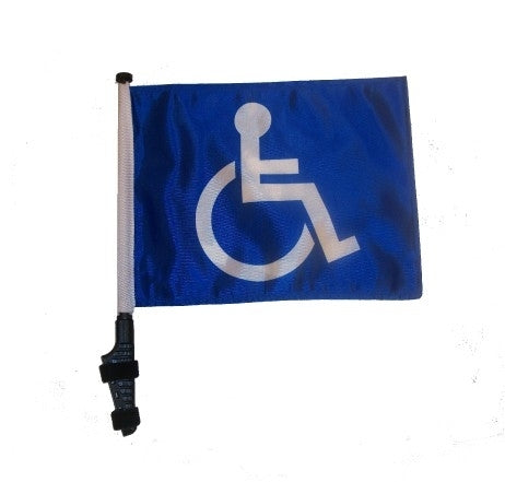 SSP Flags: 11x15 inch Golf Cart Flag with Pole - Handicap