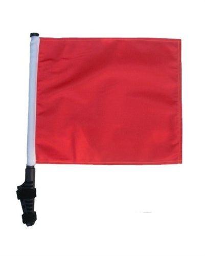 SSP Flags: 11x15 inch Golf Cart Flag with Pole - Orange