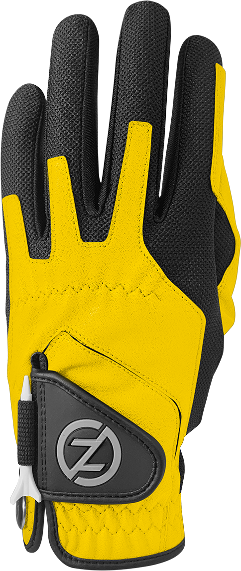 Zero Friction Men's Performance Golf Glove GL00007 - Yellow
