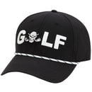 Tattoo Golf: G☠️LF Tri-Tech Performance Golf Hat - Black Headwear