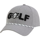 Tattoo Golf: G☠️LF Tri-Tech Performance Golf Hat - Grey Headwear