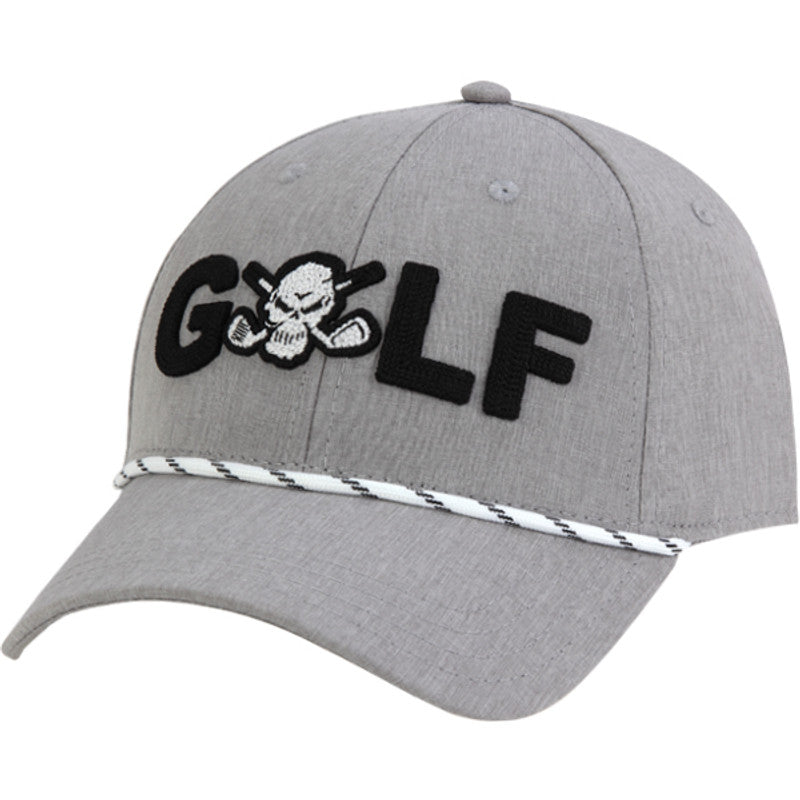 Tattoo Golf: G☠️LF Tri-Tech Performance Golf Hat - Grey