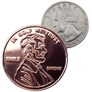 ReadyGolf: Giant Lucky Penny Ball Marker & Hat Clip