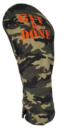 GIT-R-DONE Camo Embroidered Driver Headcover by ReadyGOLF