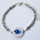 One Putt Designs - Go Fish Pewter Fish Ball Marker Ankle Bracelet