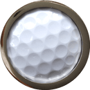 ReadyGolf: Golf Ball Skins Ball Marker & Hat Clip - White