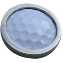 ReadyGolf: Golf Ball Skins Ball Marker & Hat Clip - White