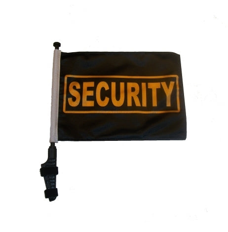SSP Flags: 11x15 inch Golf Cart Flag with Pole - Security