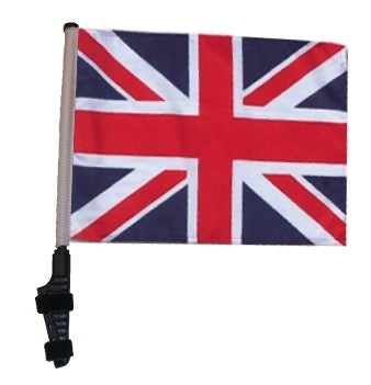SSP Flags: 11x15 inch Golf Cart Flag with Pole - Union Jack